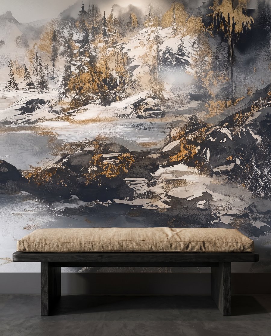Winter River — detail