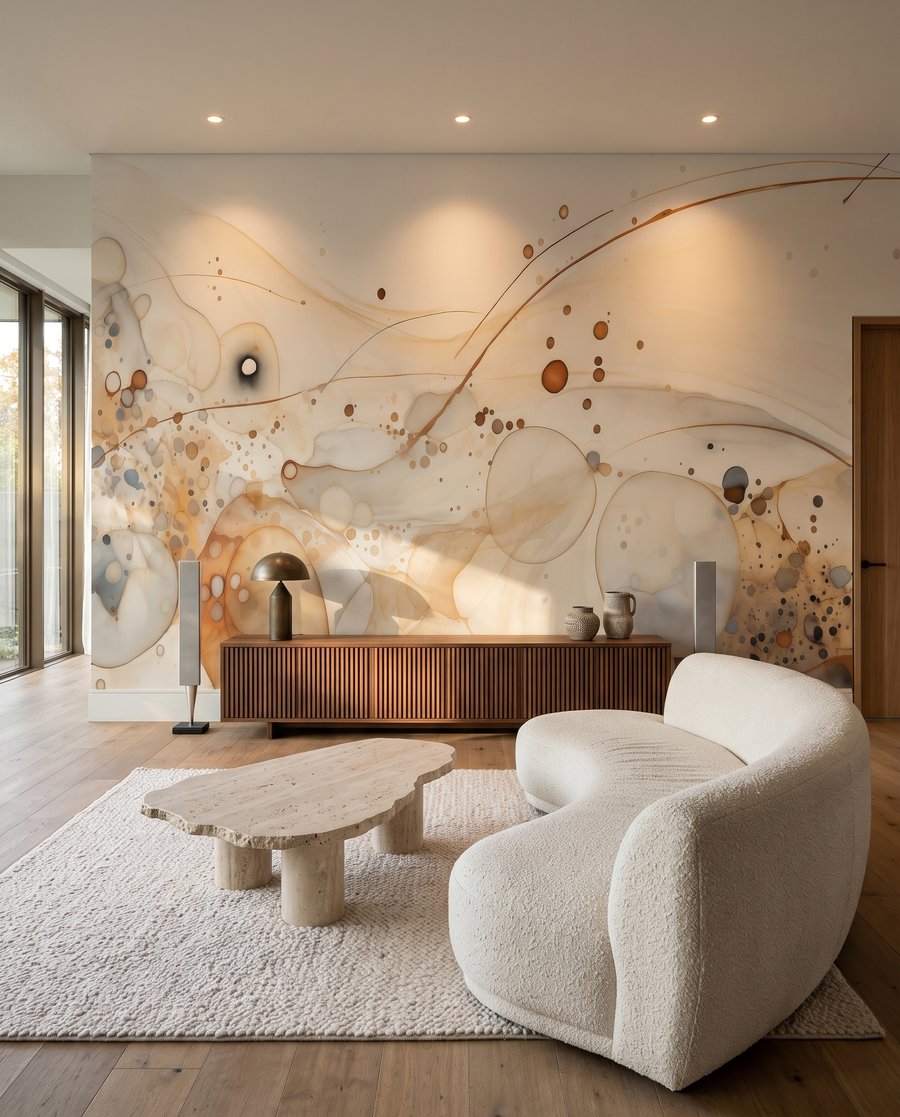 Colour circles and splashes — interior 6