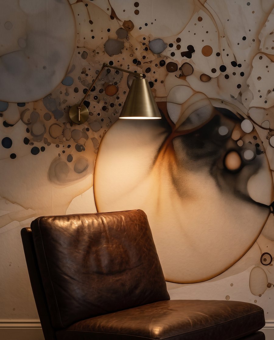 Colour circles and splashes — interior 7