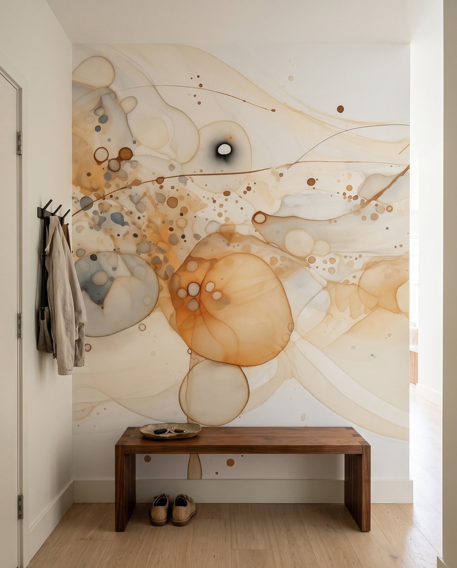 Colour circles and splashes — interior 8