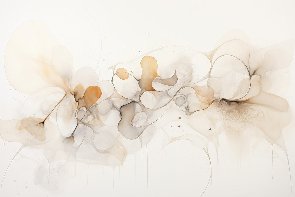Soft ink shapes — full design