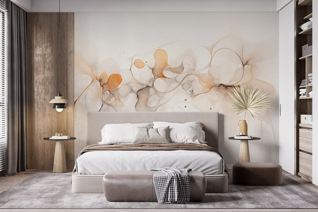 Soft ink shapes — interior 2