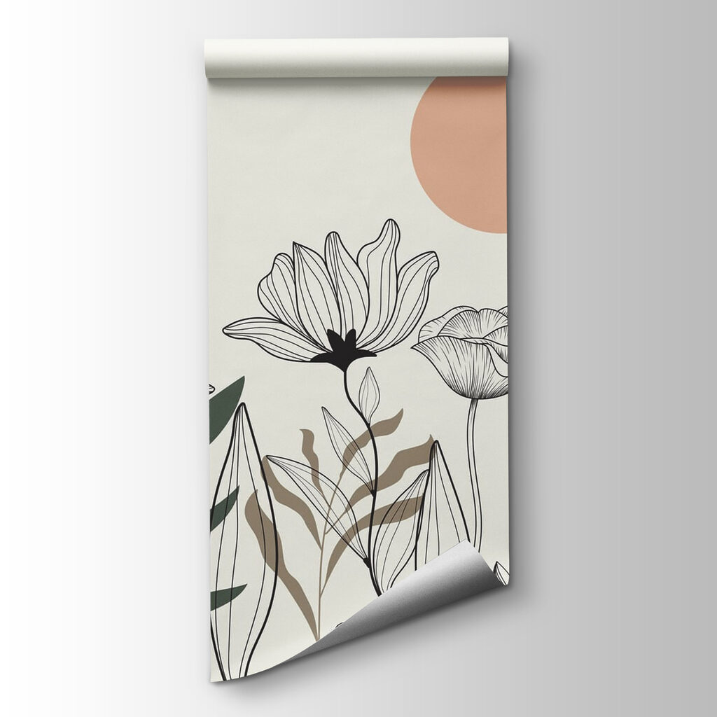 Wildflowers under peach sun — product view