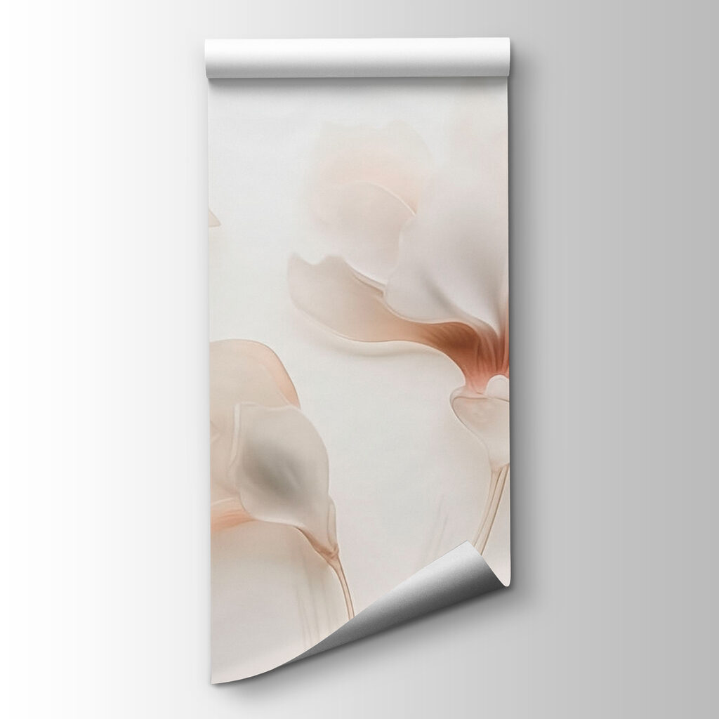 Cream flowers on stems — product view
