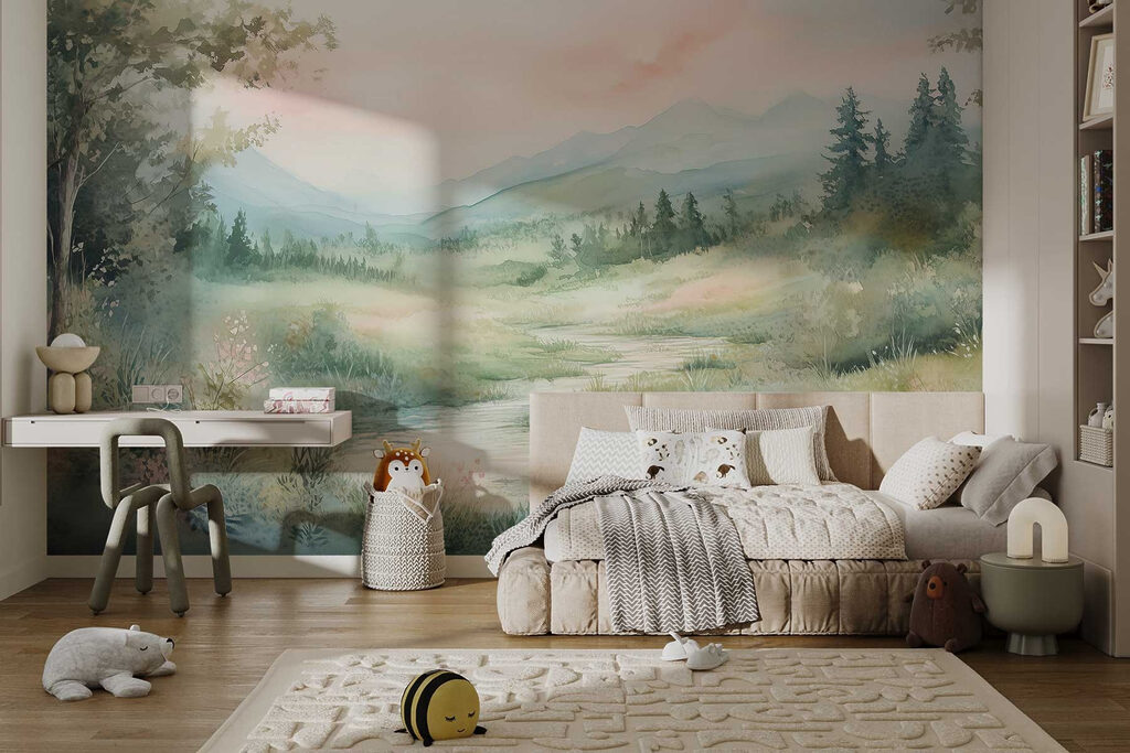 Path through mountain meadow — interior 4