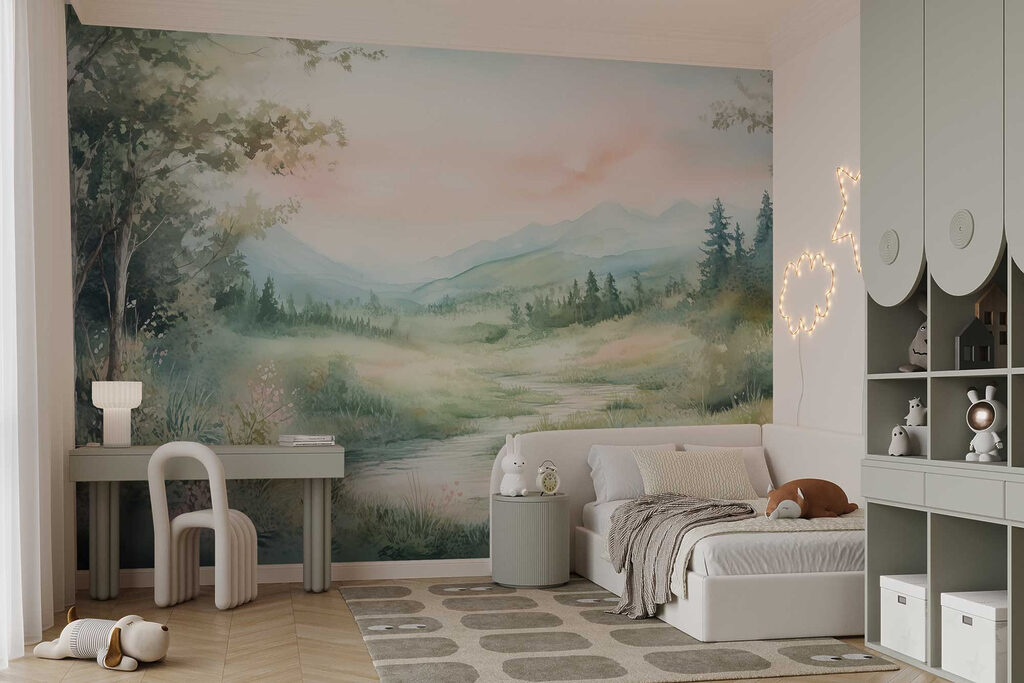 Path through mountain meadow — interior 5