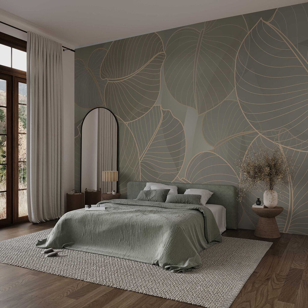 Leaf edges, light lines — interior 1