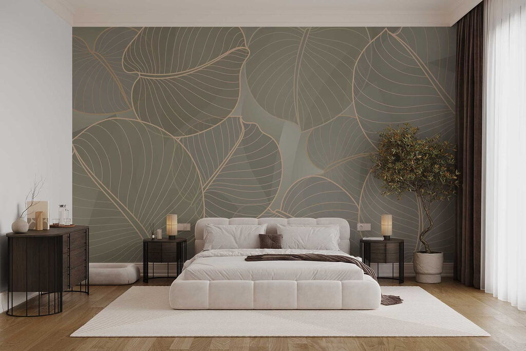 Leaf edges, light lines — interior 4