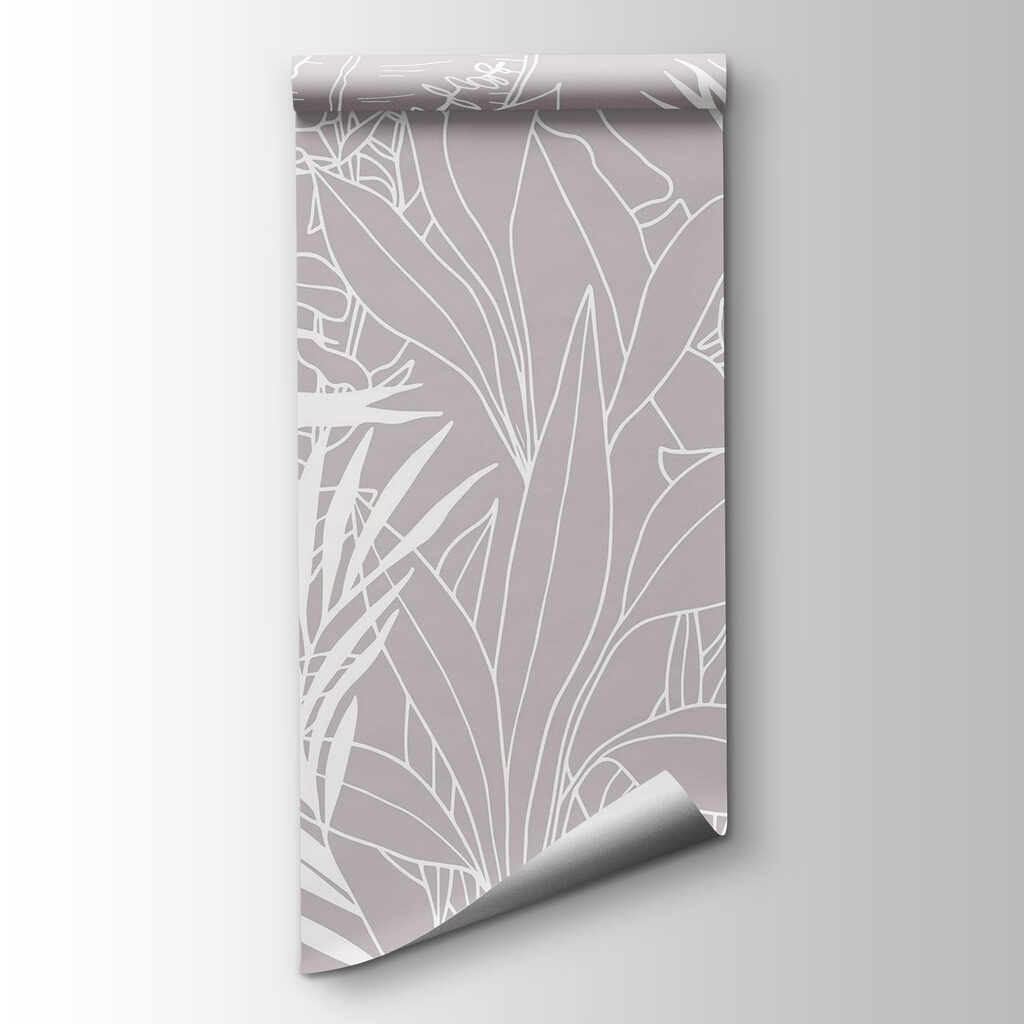 Fine tropical line drawing — product view