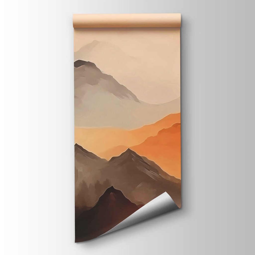 Mountain layers at dusk — product view