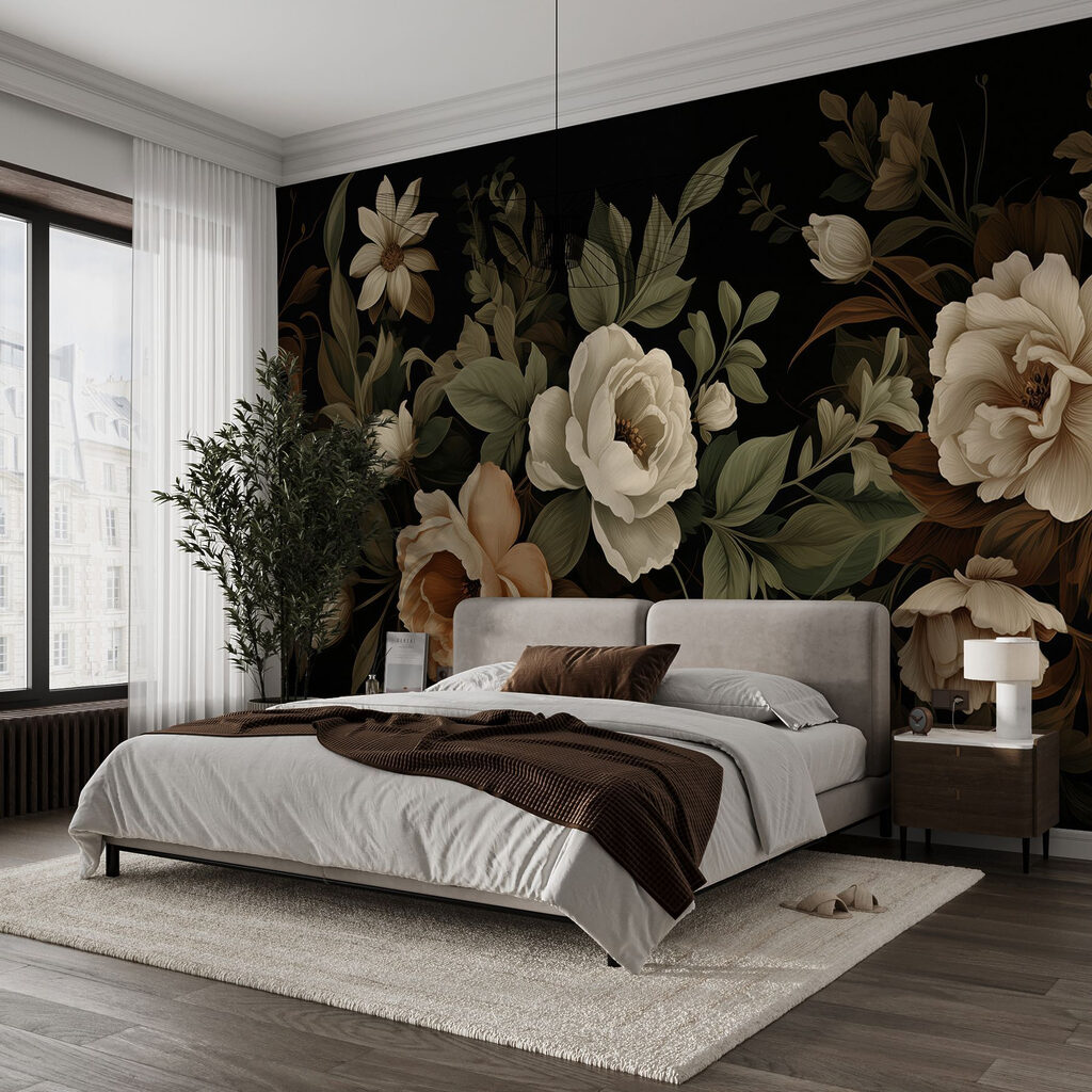 Roses at Dusk in an interior