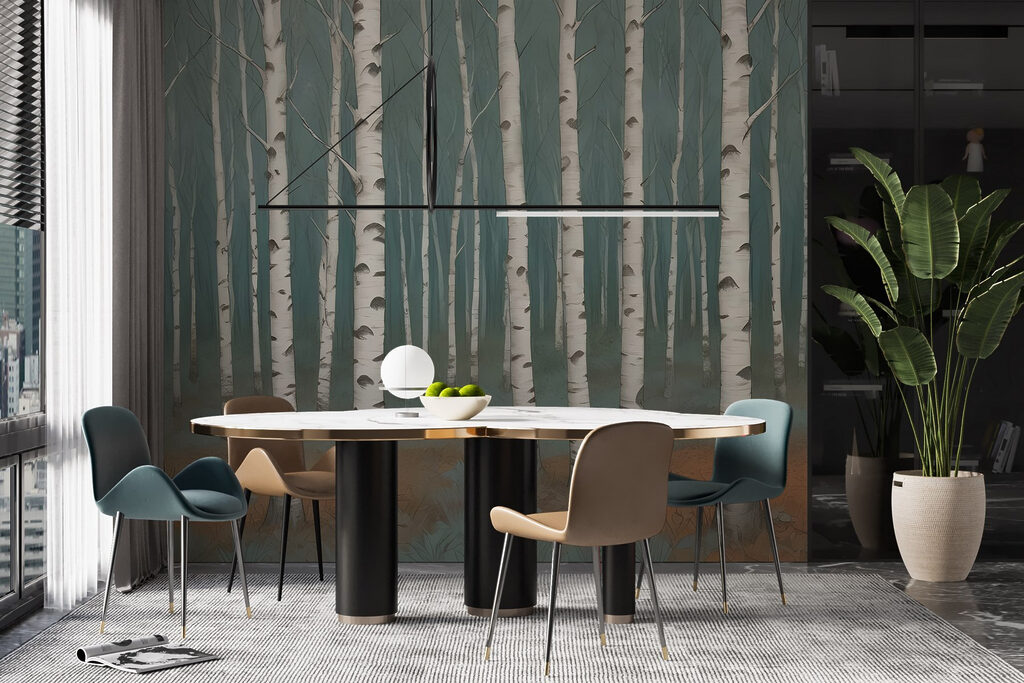 Birches in the forest — interior 3