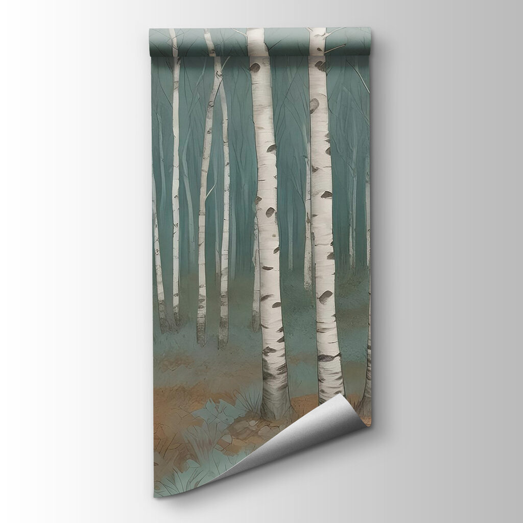 Birches in the forest — product view