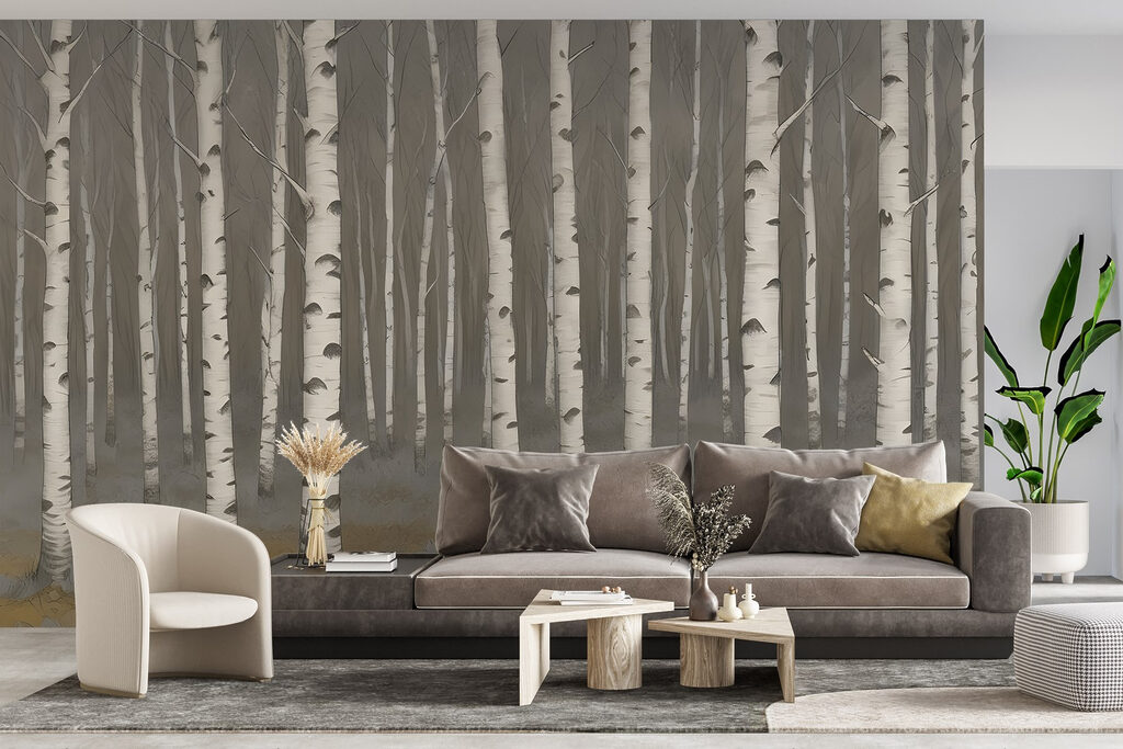 Birch Trunk Rhythm — interior 2
