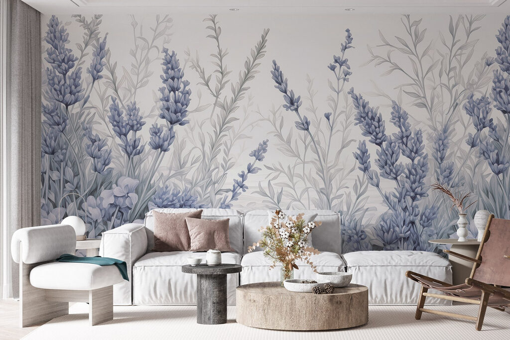 Lavender Garden Tapestry — interior 3
