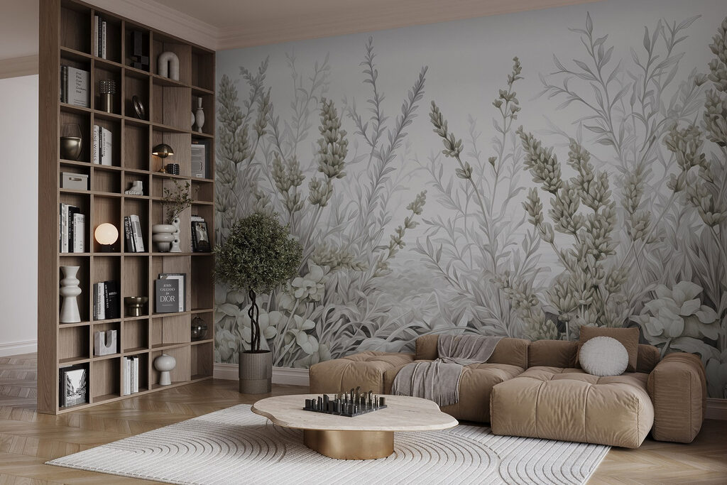 Lavender Garden Tapestry — interior 2