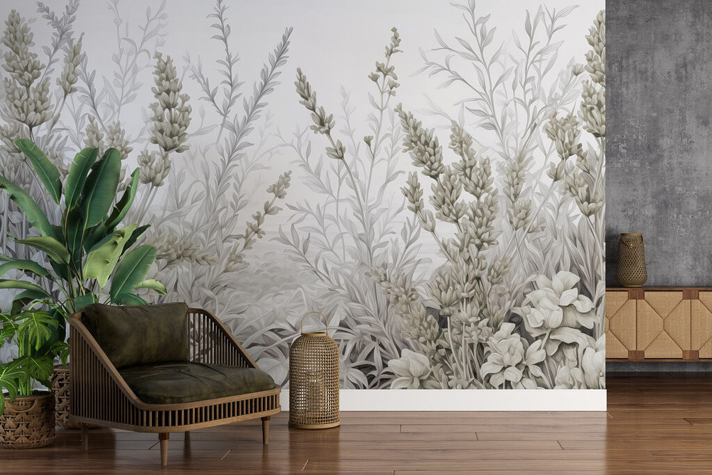 Lavender Garden Tapestry — interior 3