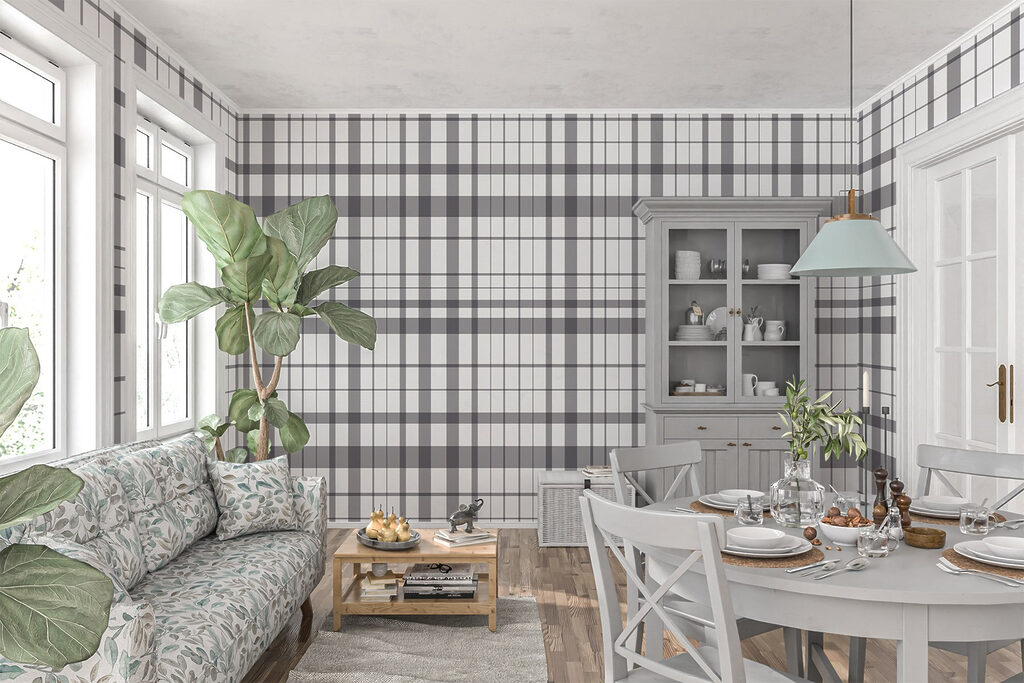 Calm grid lines — interior 2