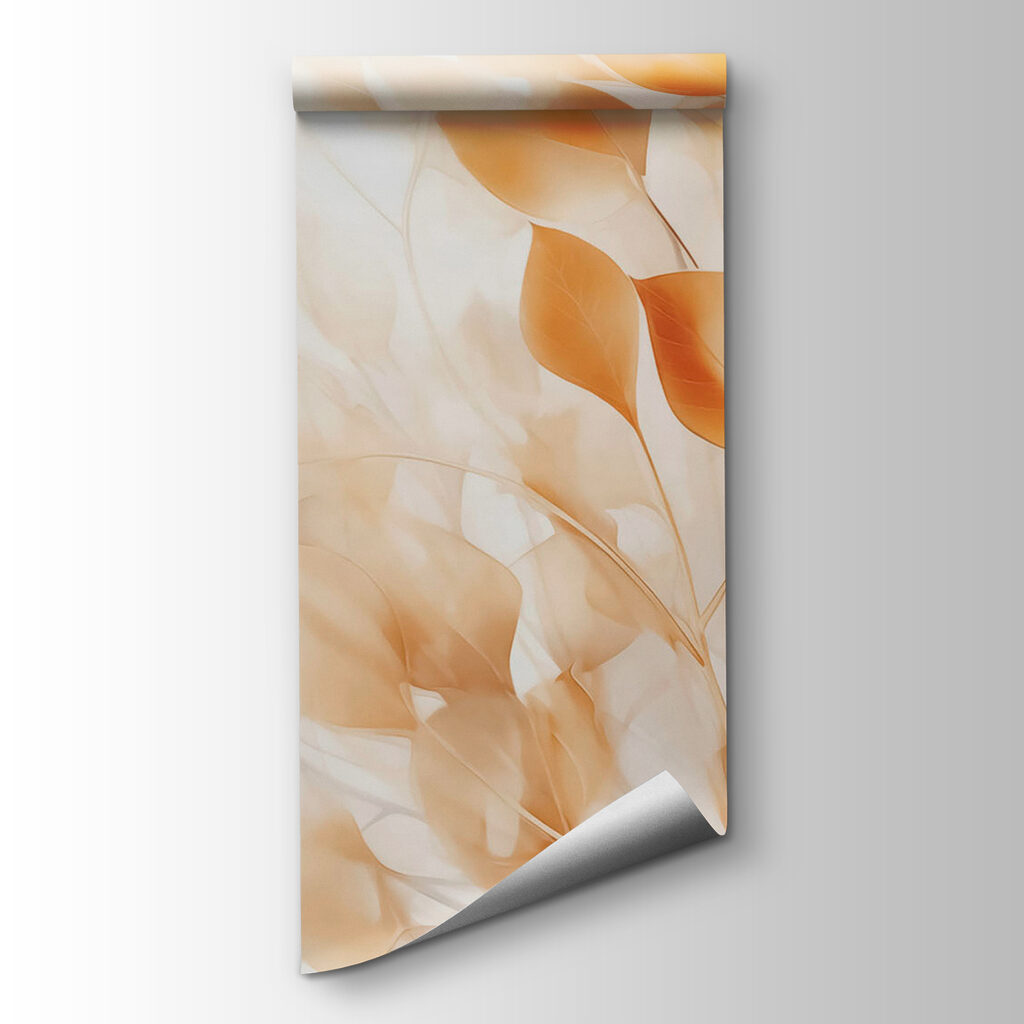 Ochre leaves in backlight — product view
