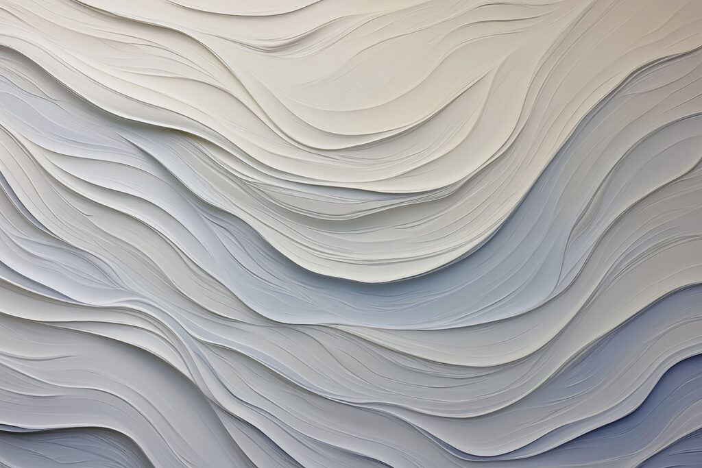 Waves of white layers — full design