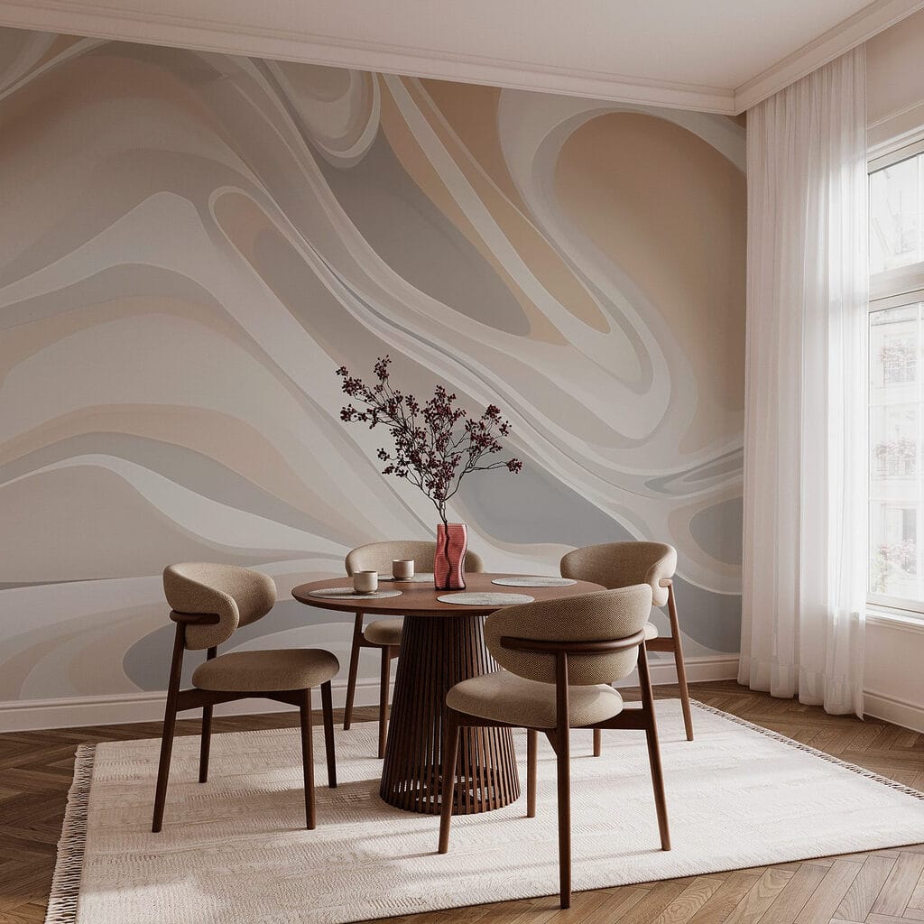 Soft arches in beige-grey — interior 3