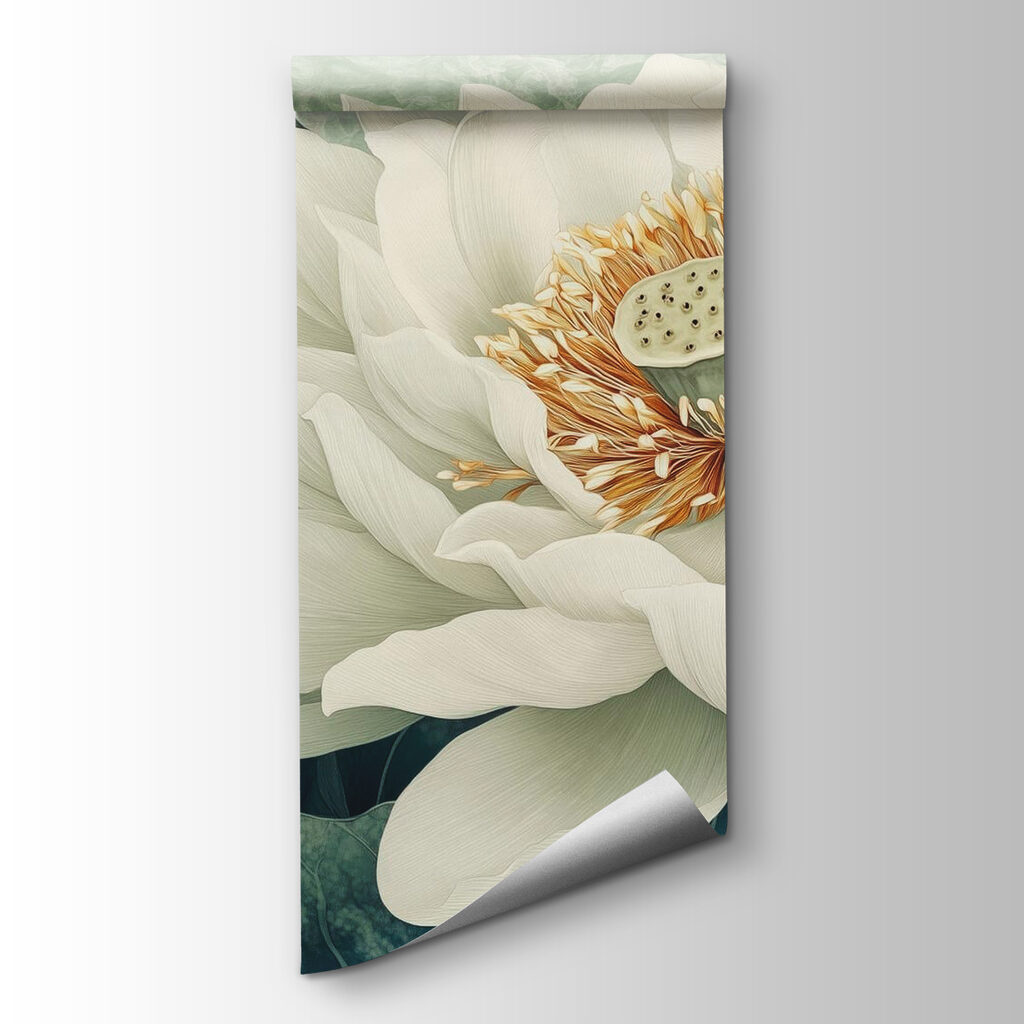 White lotus up close — product view