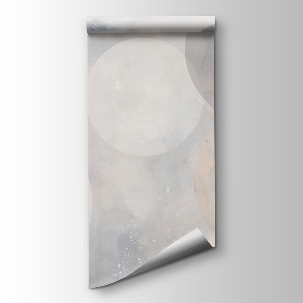 Soft circles on grey — product view