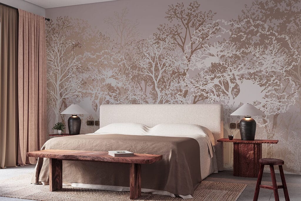 Trees in fine lines — interior 3