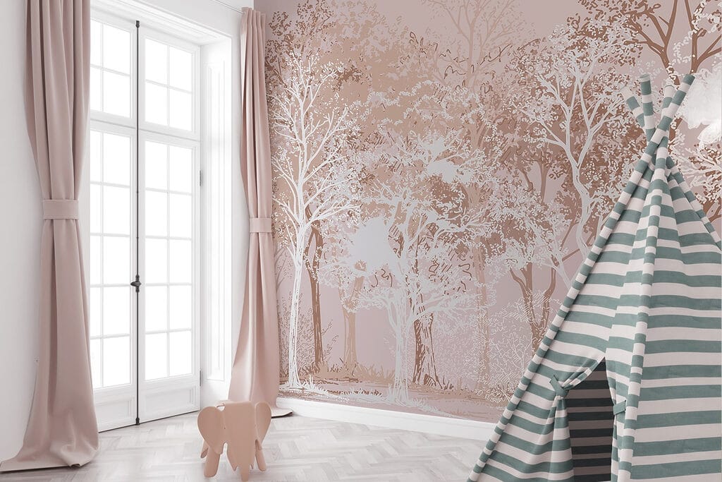 Trees in fine lines — interior 6