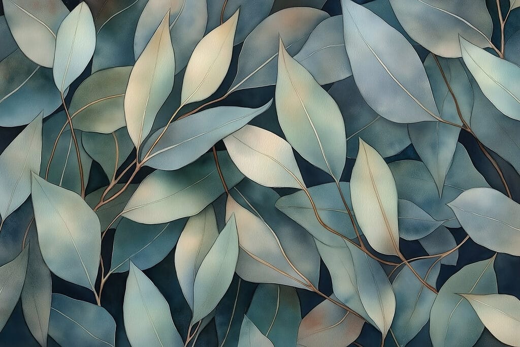 Long overlapping leaves — full design