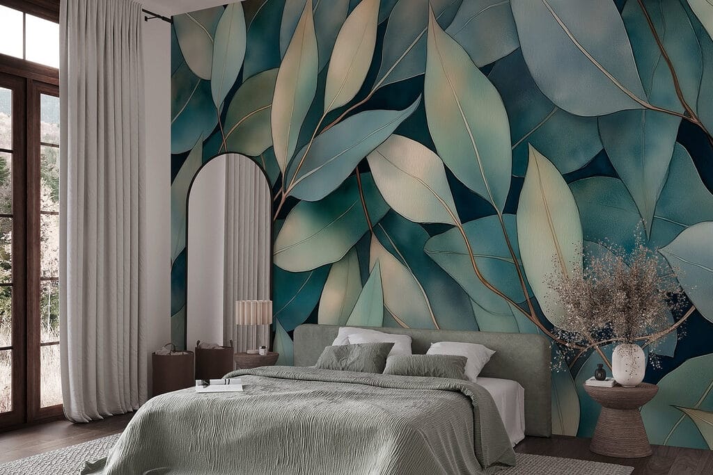 Long overlapping leaves — interior 1