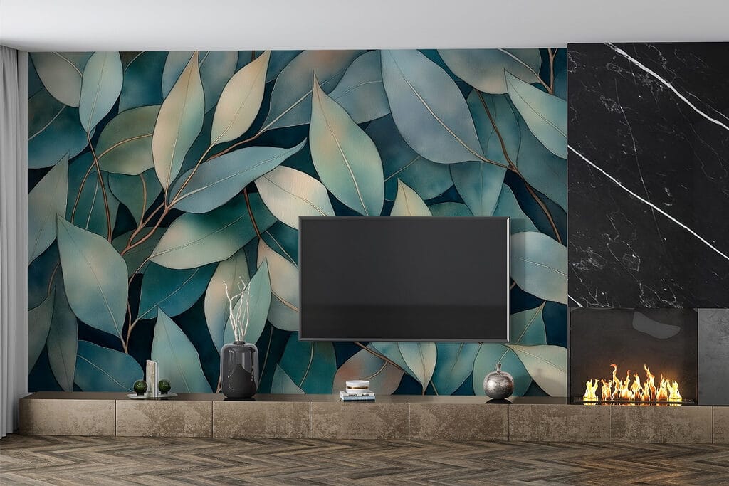 Long overlapping leaves — interior 3