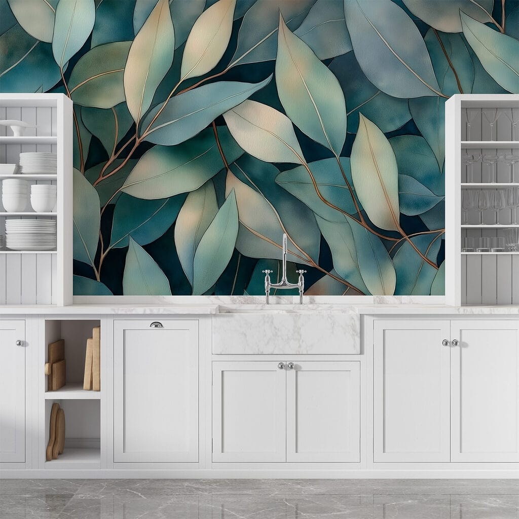 Long overlapping leaves — interior 4