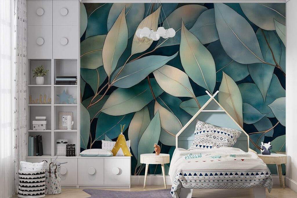 Long overlapping leaves — interior 5