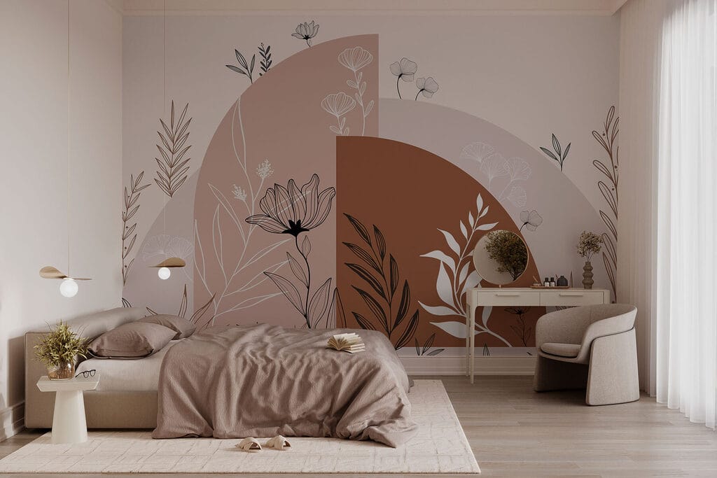 Flower stems and arches — interior 1