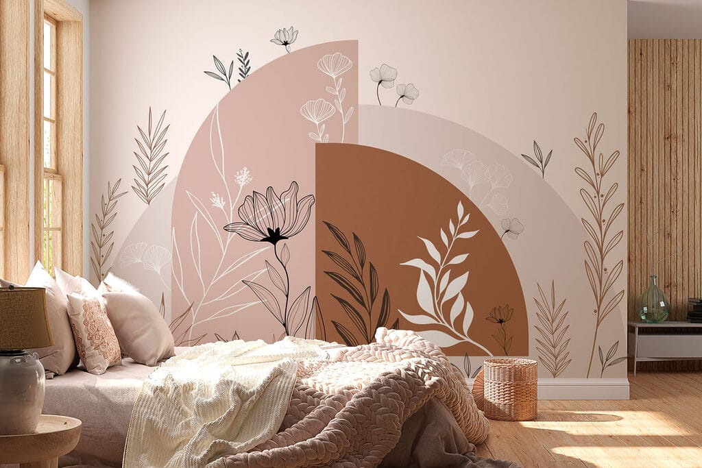 Flower stems and arches — interior 2
