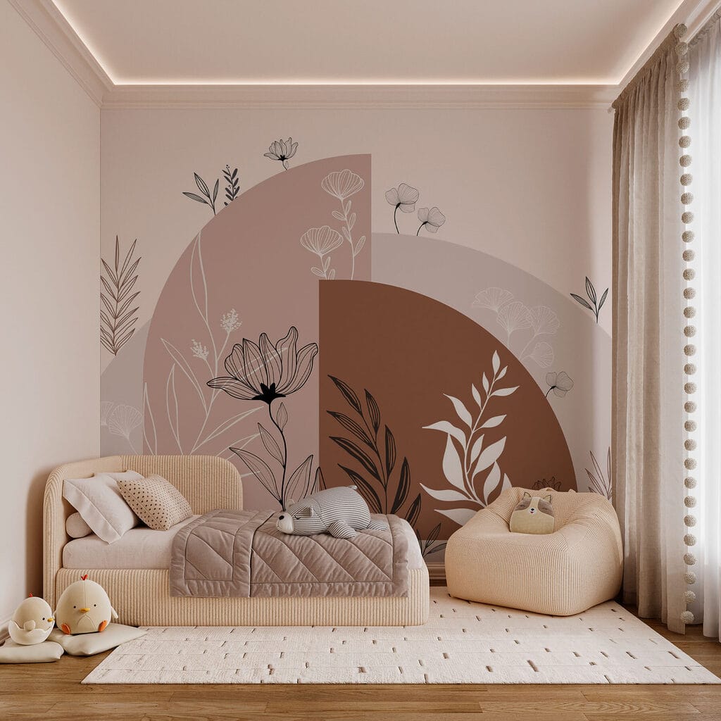 Flower stems and arches — interior 3