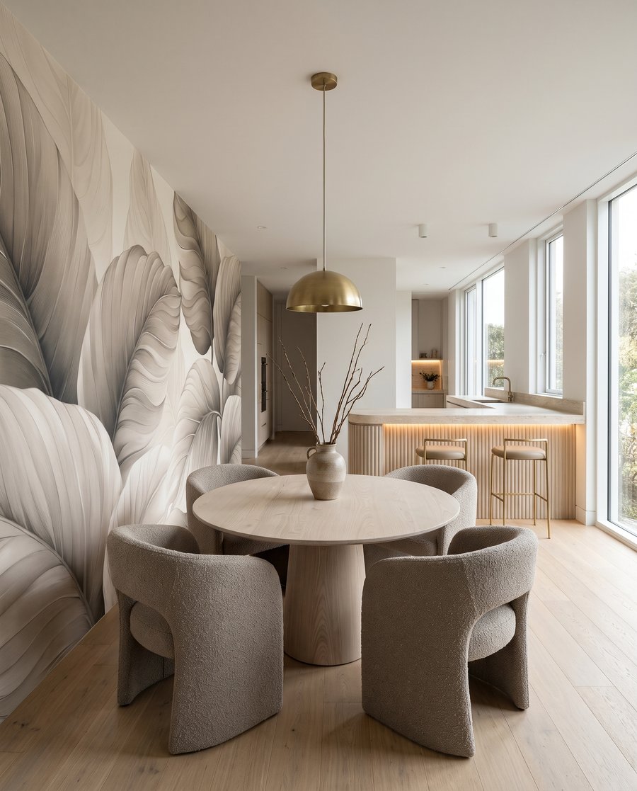 Large round leaves — interior 6