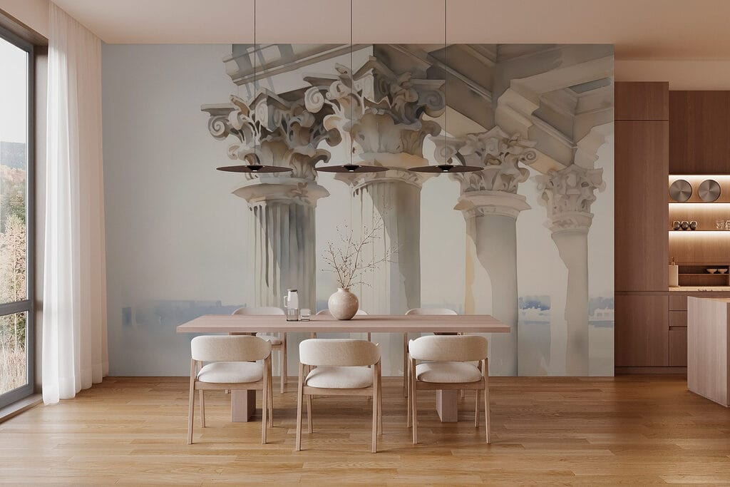 Columns above clouds — interior 2