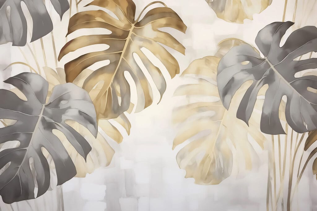Soft watercolour splashes — full design