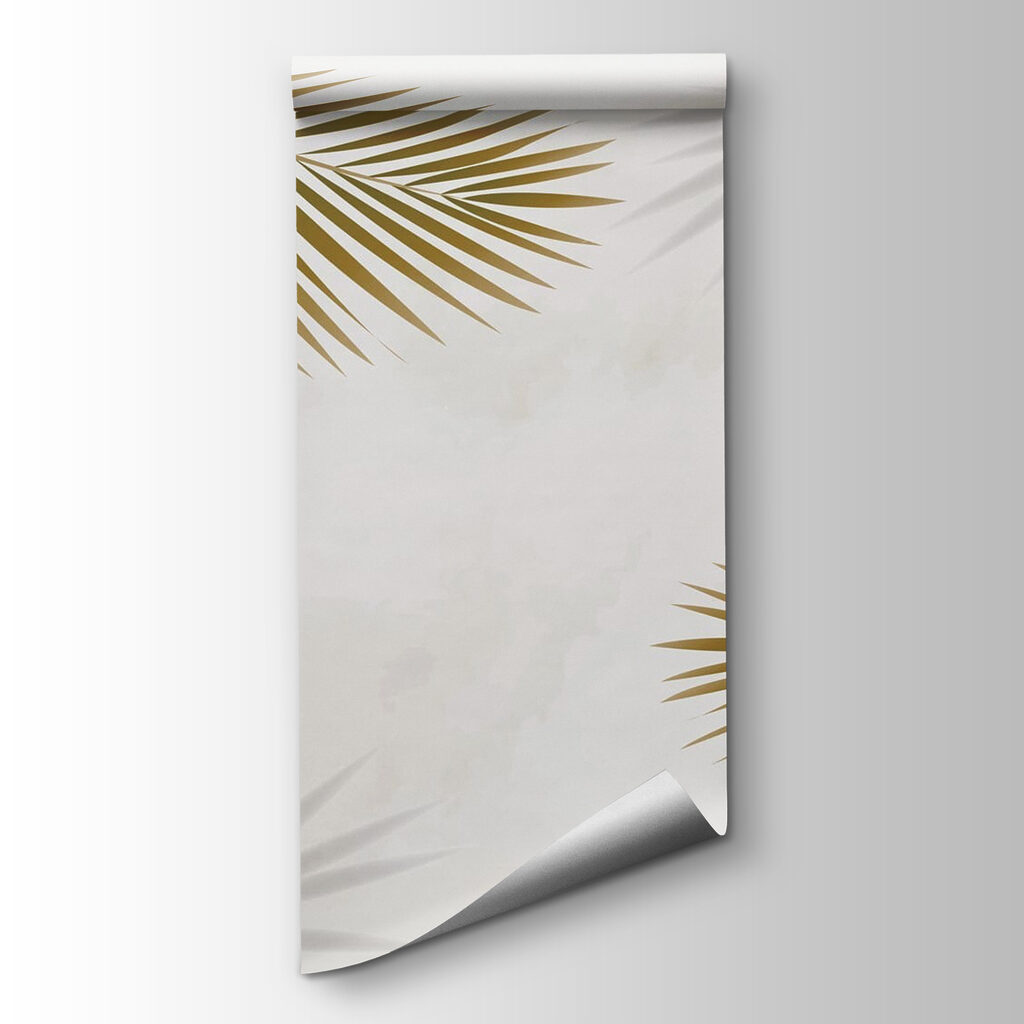 Palm leaves from corners — product view