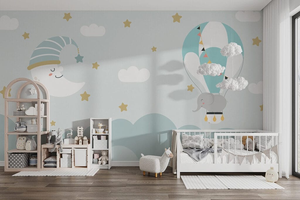 Elephant in a balloon — interior 1