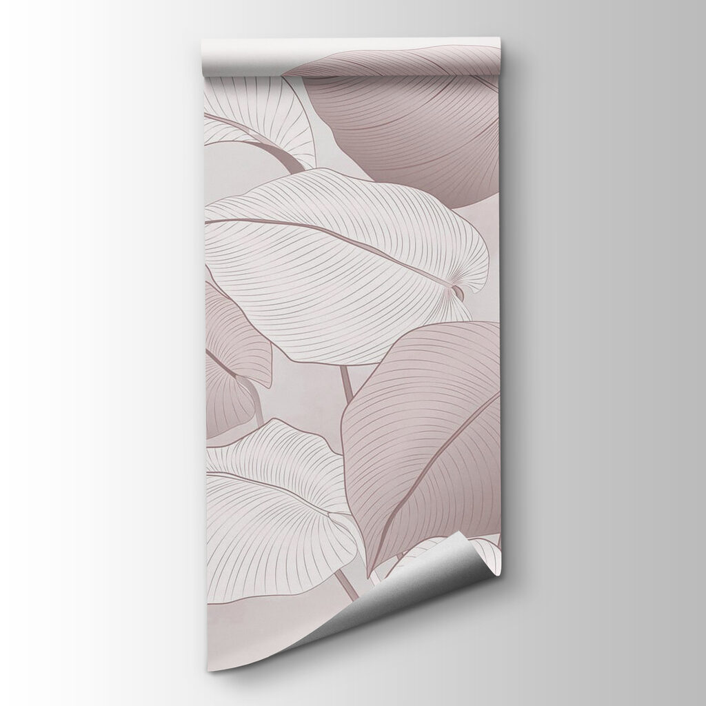 Transparent pink leaves — product view