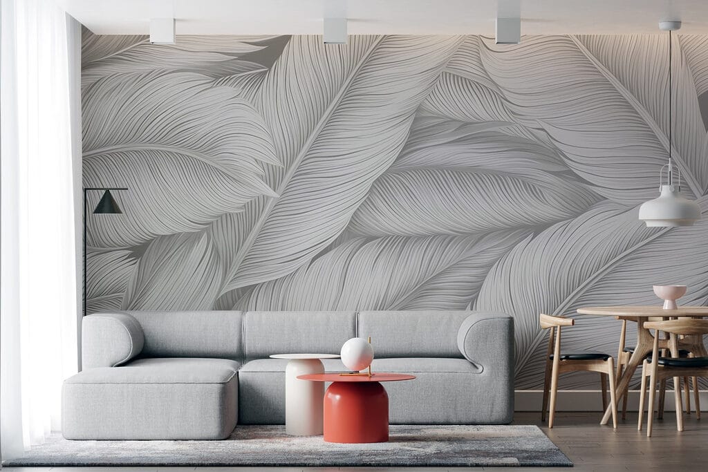 Overlapping leaf pattern — interior 2