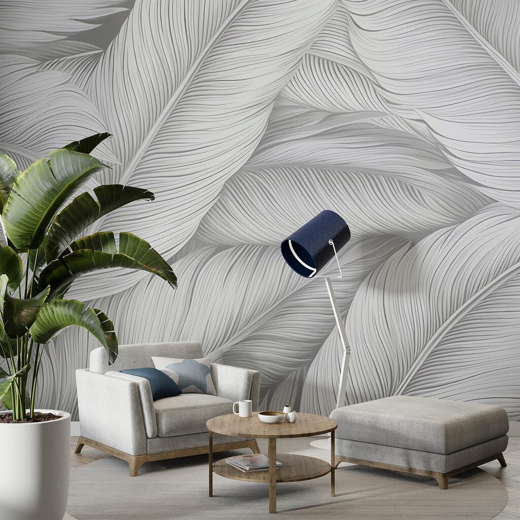 Overlapping leaf pattern — interior 3