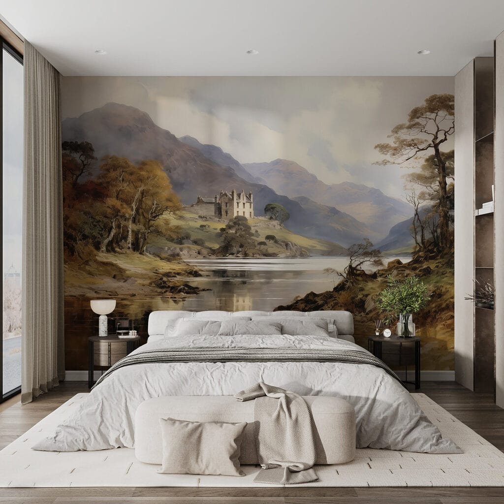 House by mountain lake — interior 1