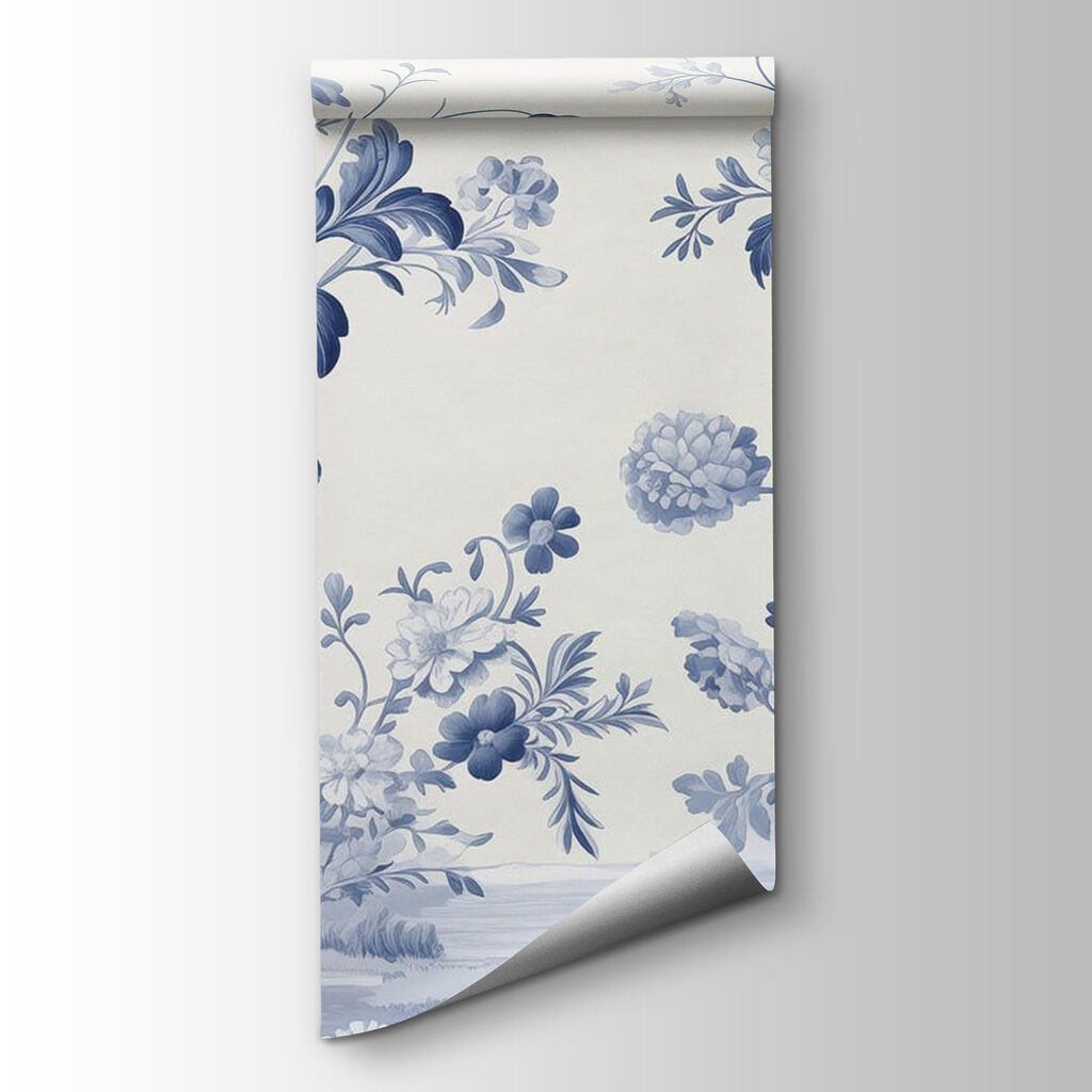 Birds among flowering branches — product view