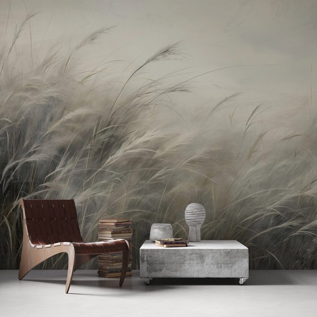 Grasses bending in mist — interior 2