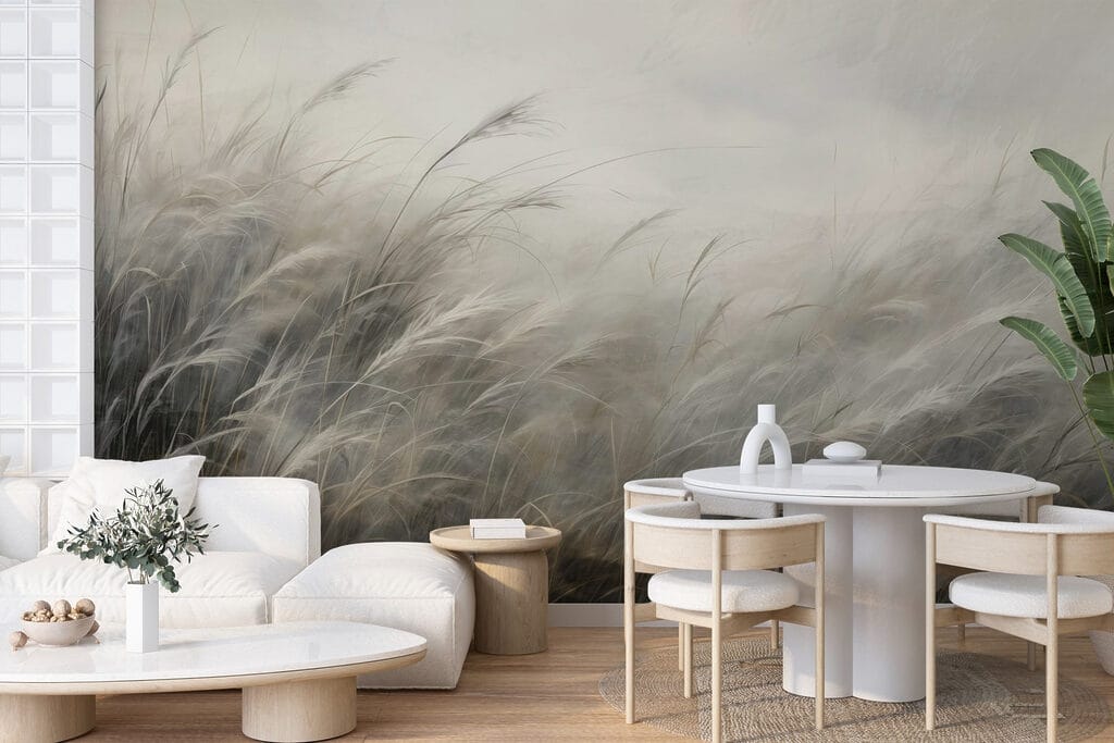 Grasses bending in mist — interior 3