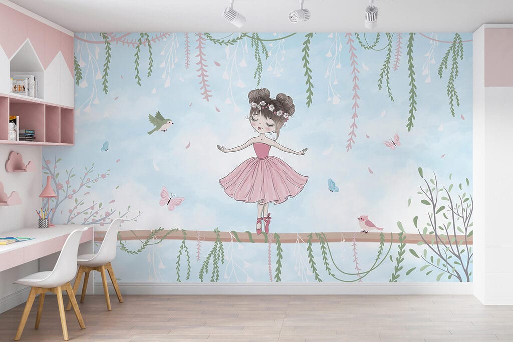 Ballerina on a branch — interior 1